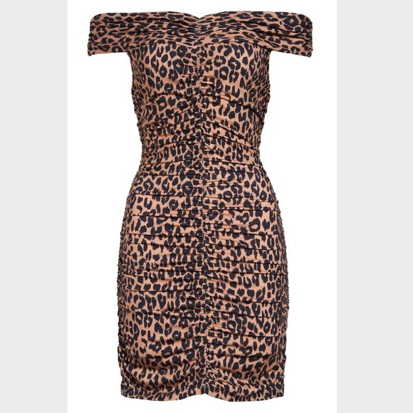 REFORMATION Sabine Leopard Mini Dress NWT - Picture 6 of 6
